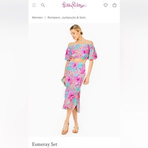 Lilly Pulitzer Esmeray set
